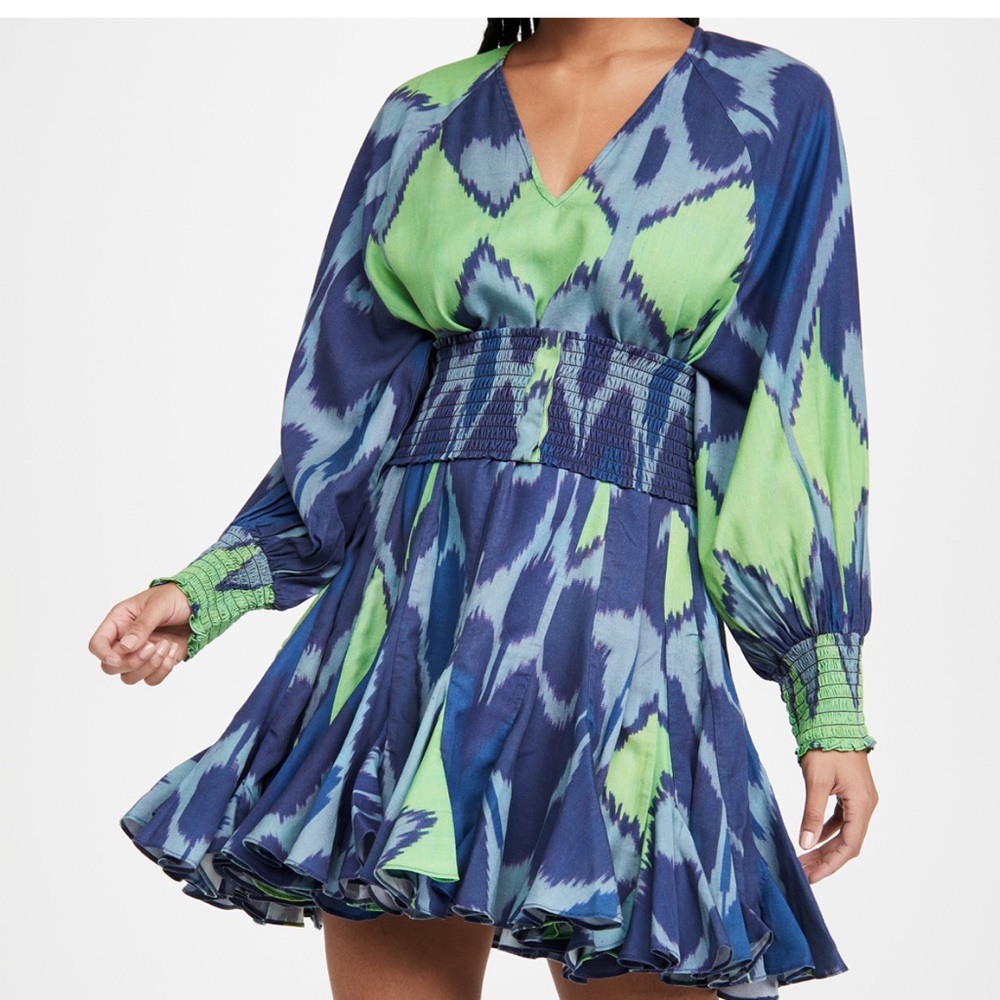 Rhode Olivia ikat ice heart dress nwt S